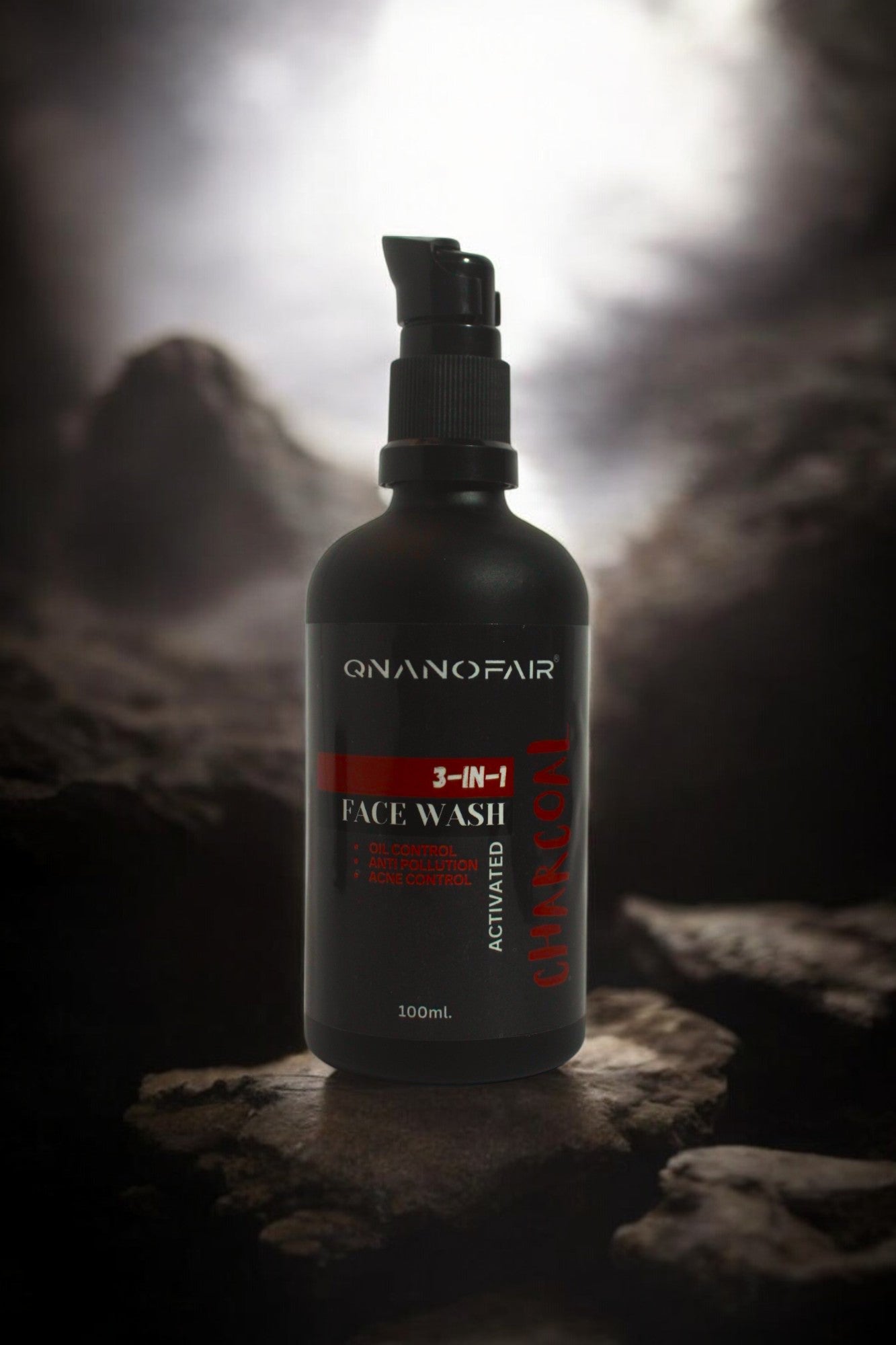 QNanofair Charcoal Face wash 100ml