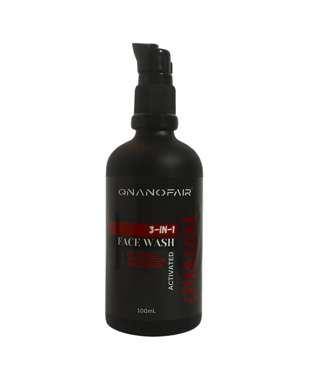 QNanofair Charcoal Face wash 100ml